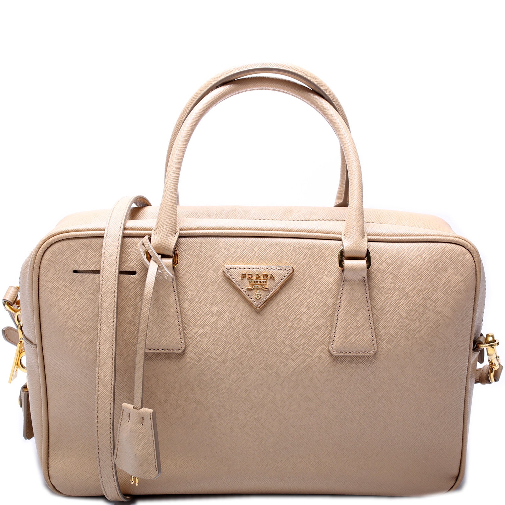 Saffiano Lux Bauletto Bag