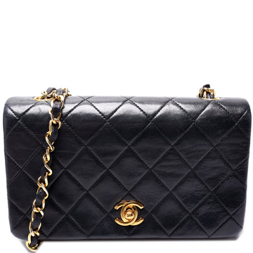 CC Full Flap Mini Bag Quilted Lambskin Vintage