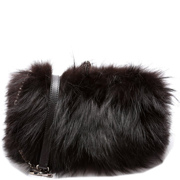 Anastasia Clutch Fox Fur