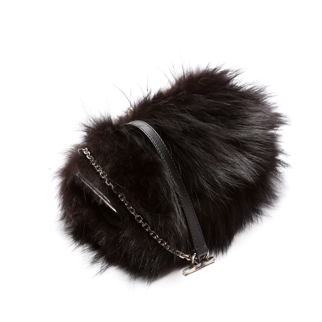 Anastasia Clutch Fox Fur