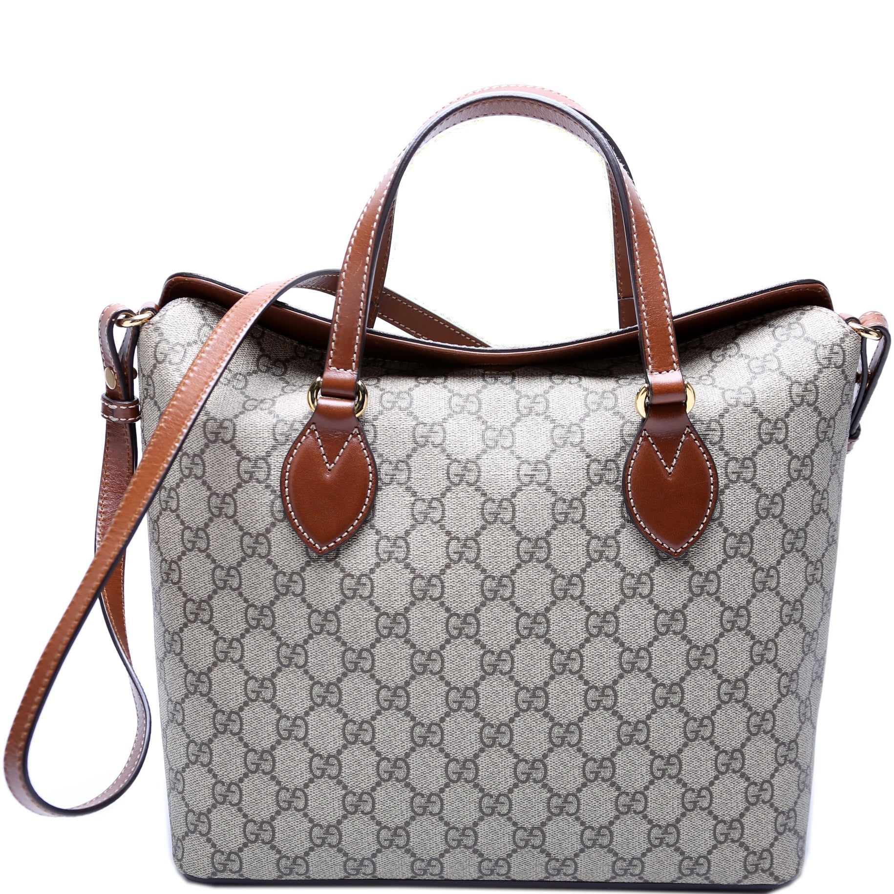 429147 GG Canvas Fold Over Tote