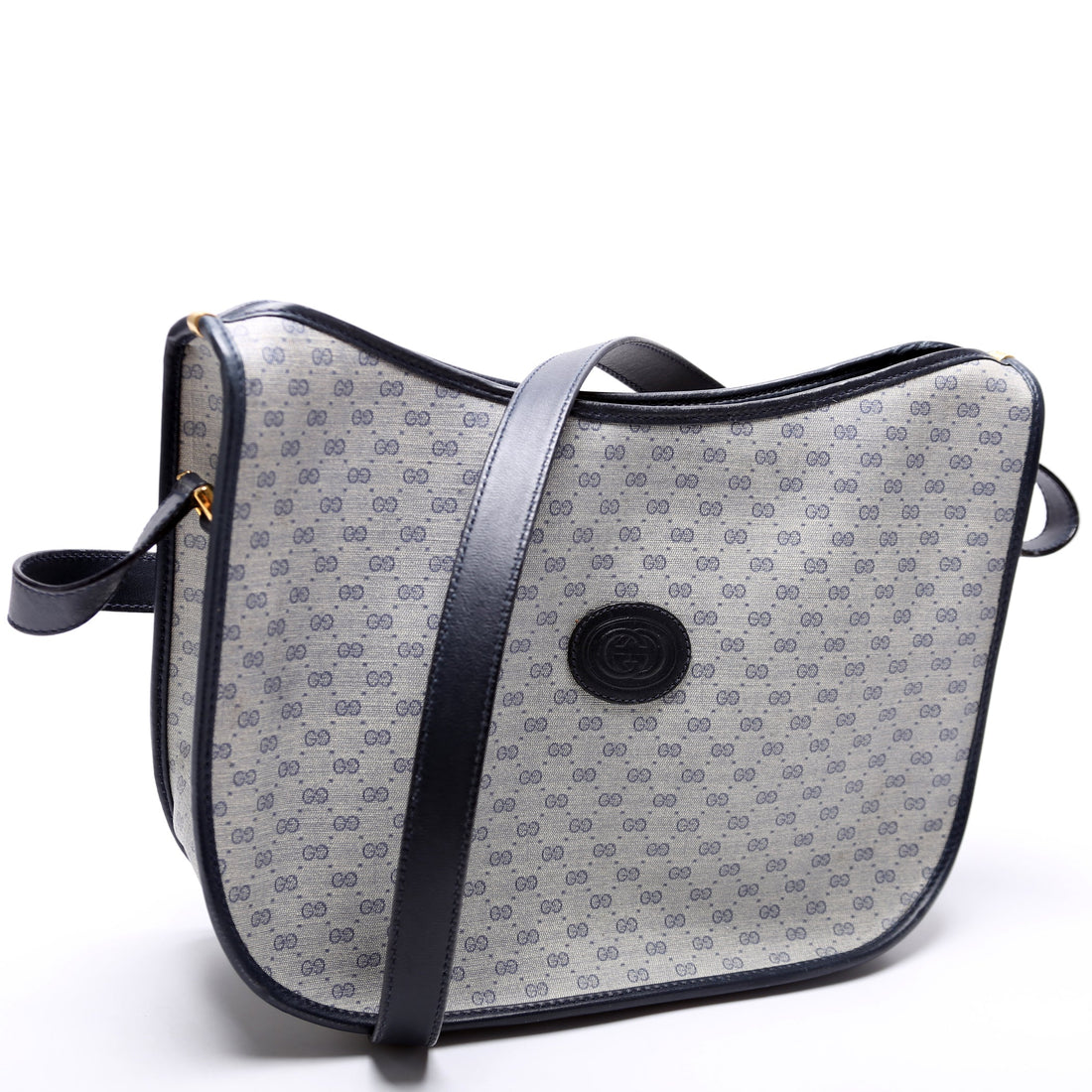 001-113 Micro GG Coated Canvas Hobo Vintage