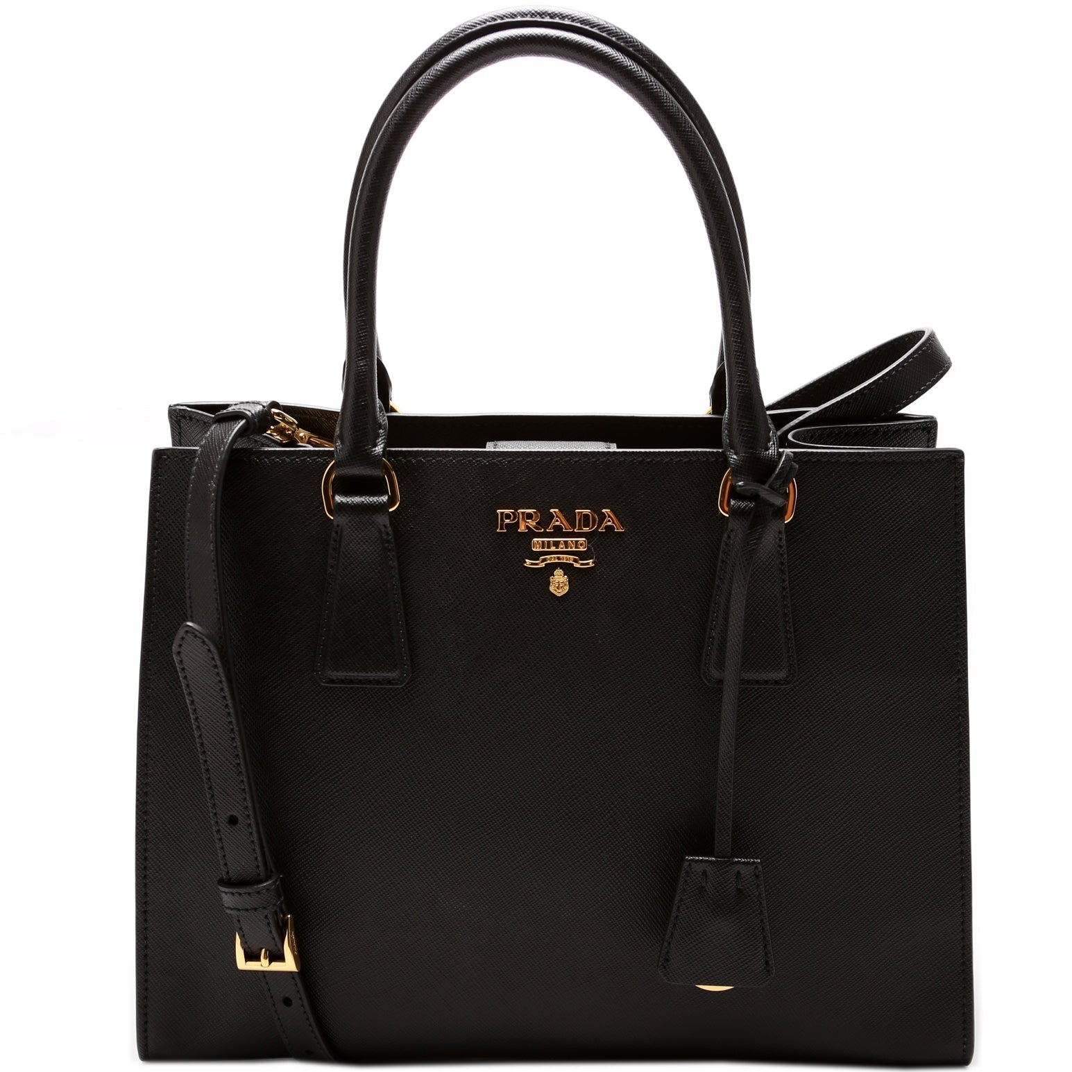 1BA118 Saffiano Lux Leather Tote