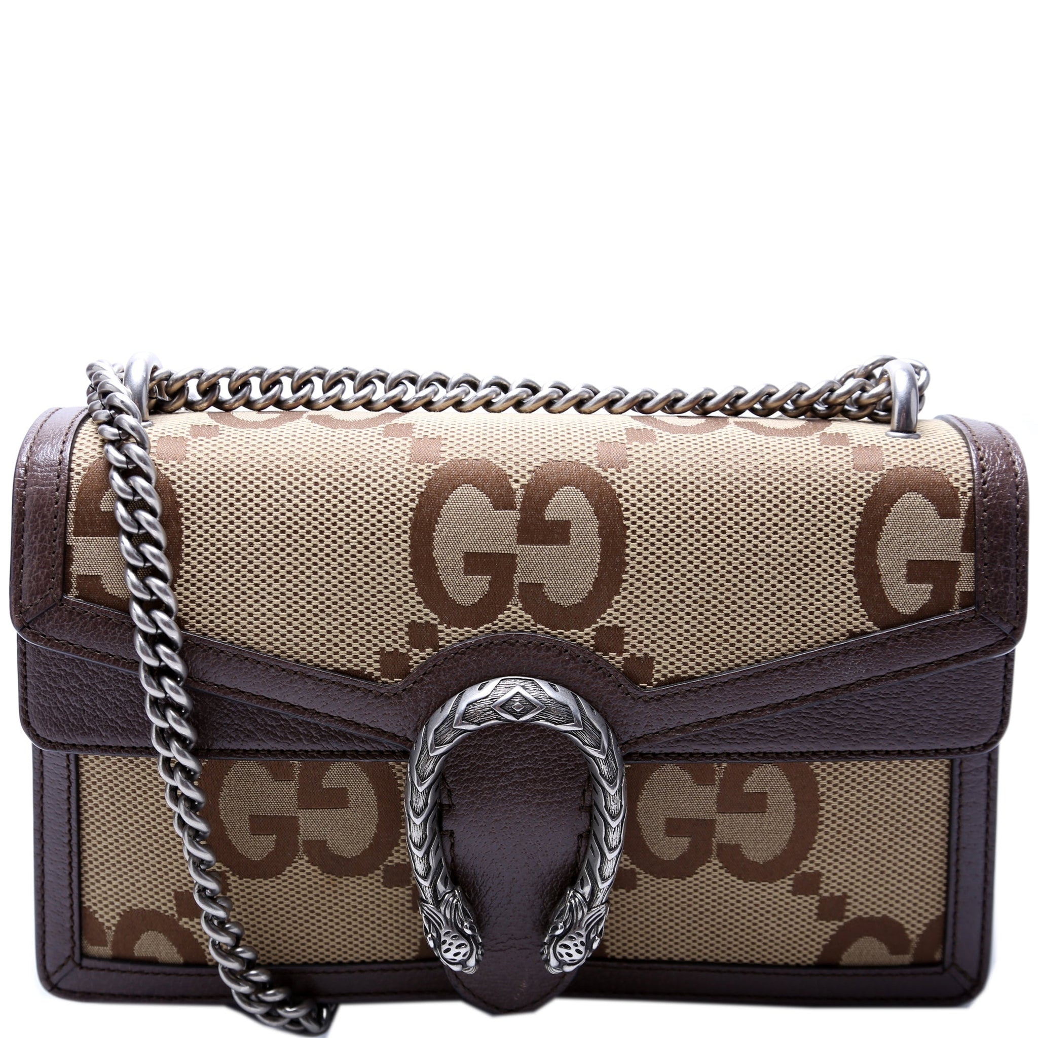 400249 Dionysus Jumbo GG Canvas Shoulder Small