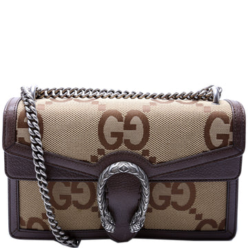 400249 Dionysus Jumbo GG Canvas Shoulder Small