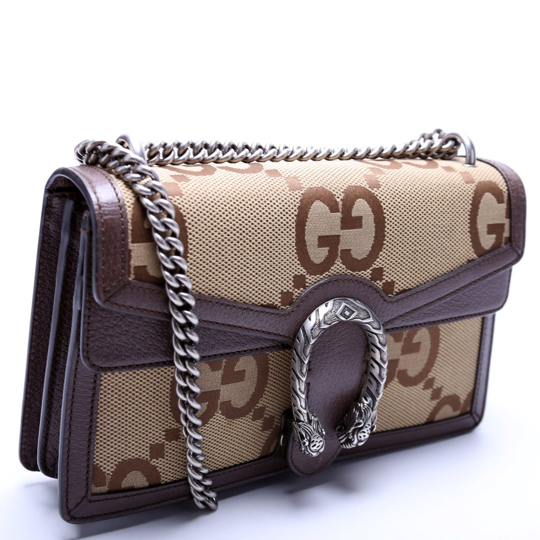 400249 Dionysus Jumbo GG Canvas Shoulder Small