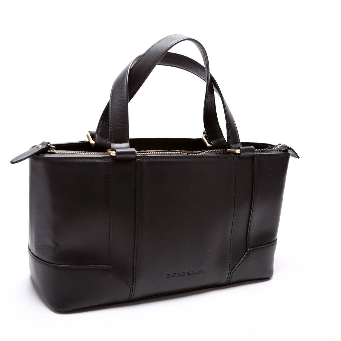 Leather Top Handle Bag