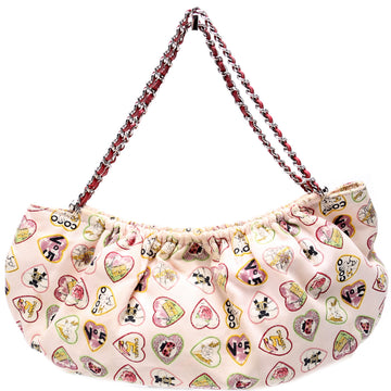 Coco Hearts Canvas Shoulder Bag 10M