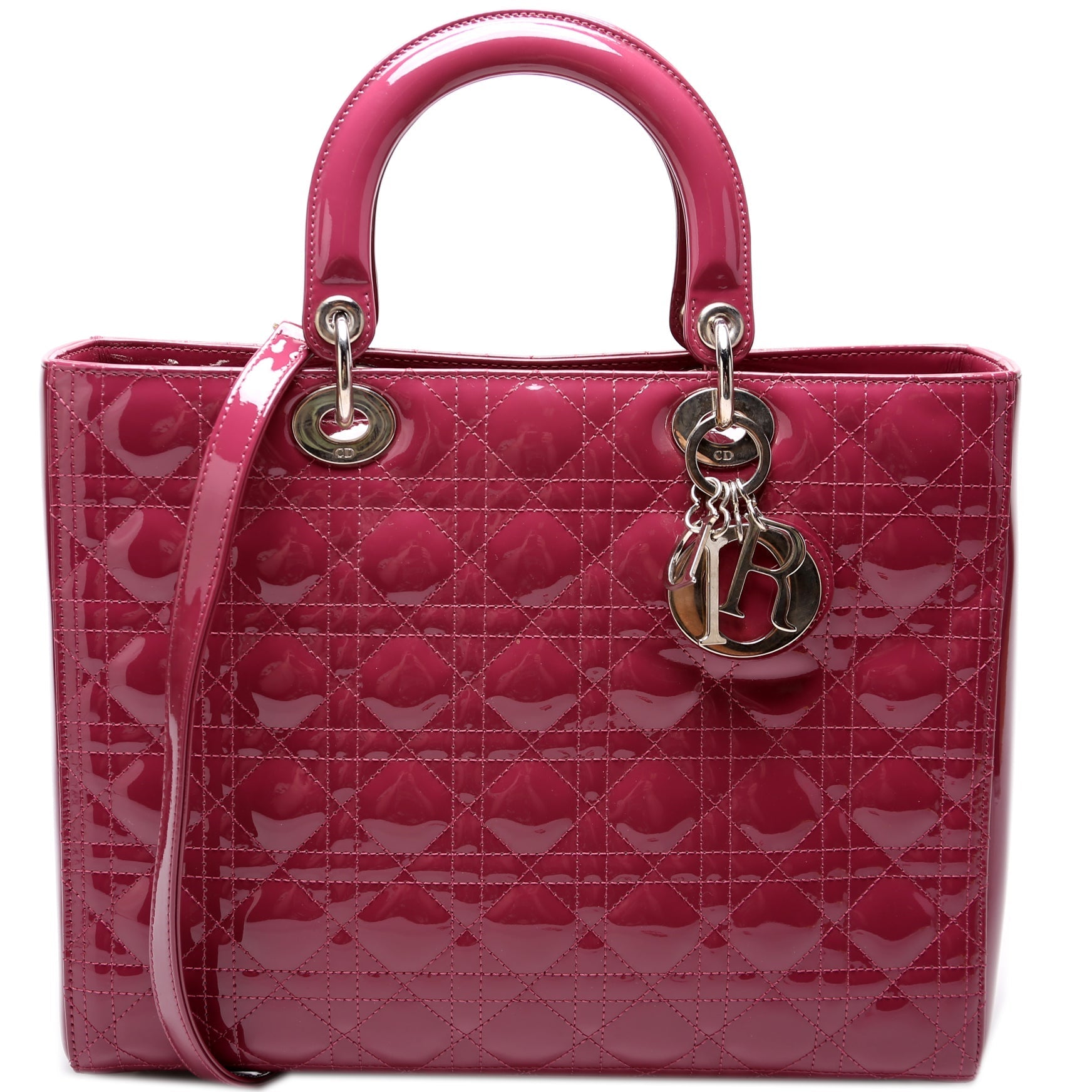 Lady Dior Large Patent