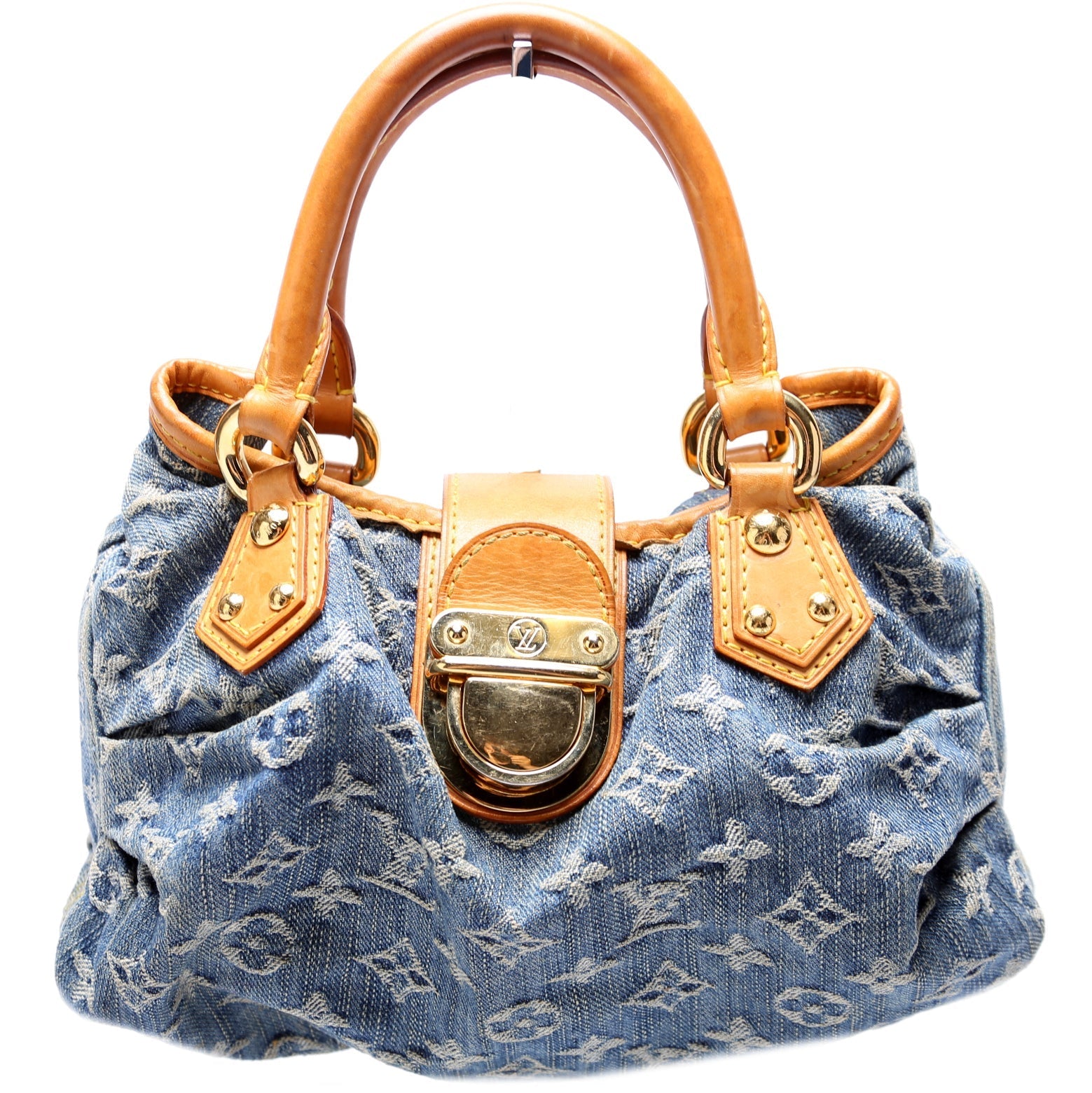 Pleaty Denim Monogram