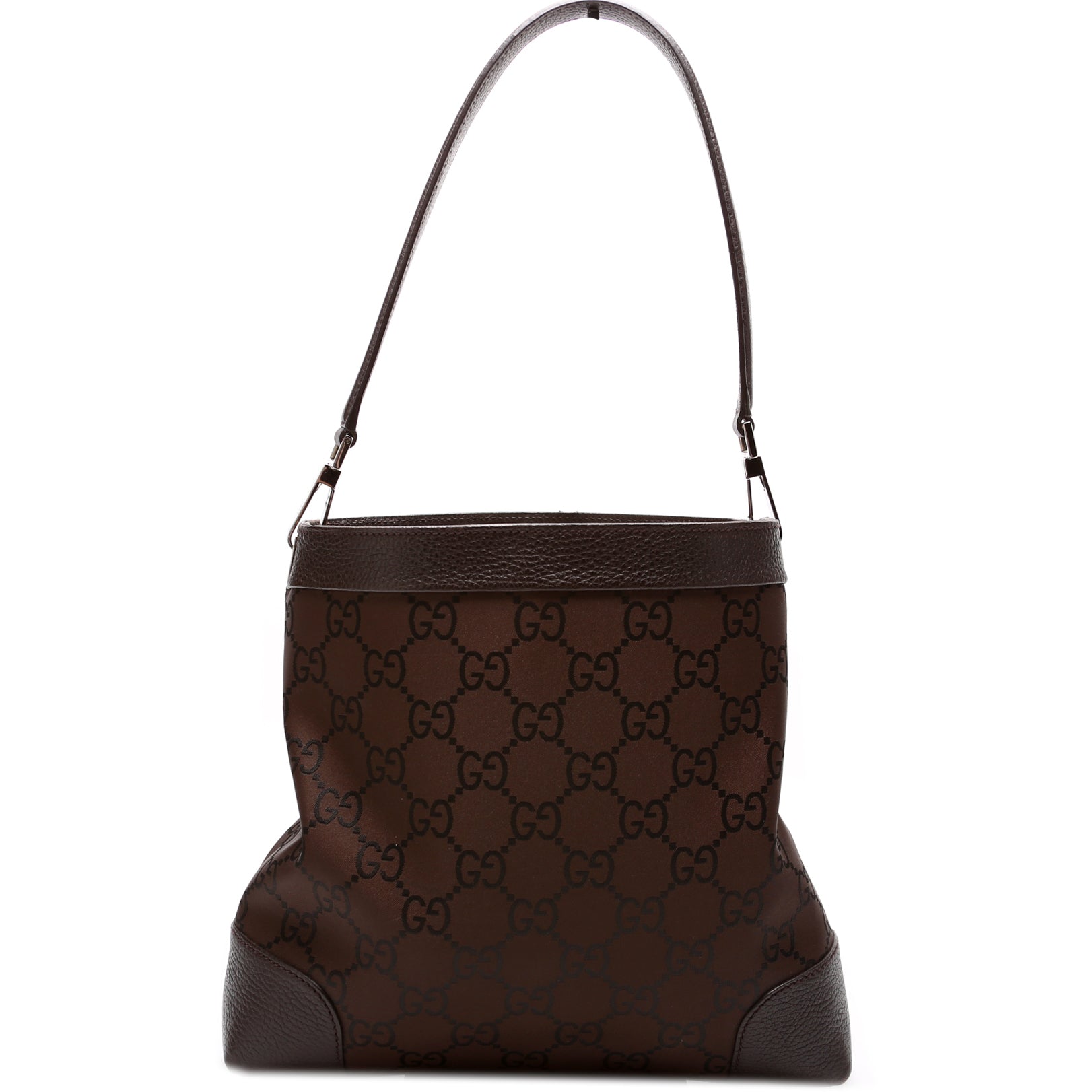 143745 GG Nylon Shoulder Bag