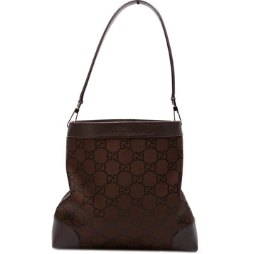 143745 GG Nylon Shoulder Bag