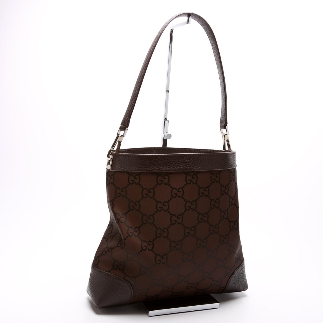 143745 GG Nylon Shoulder Bag