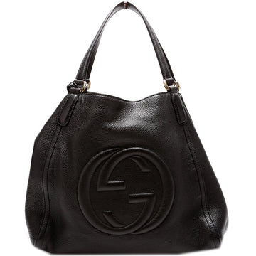 282309 Soho Leather Hobo Medium