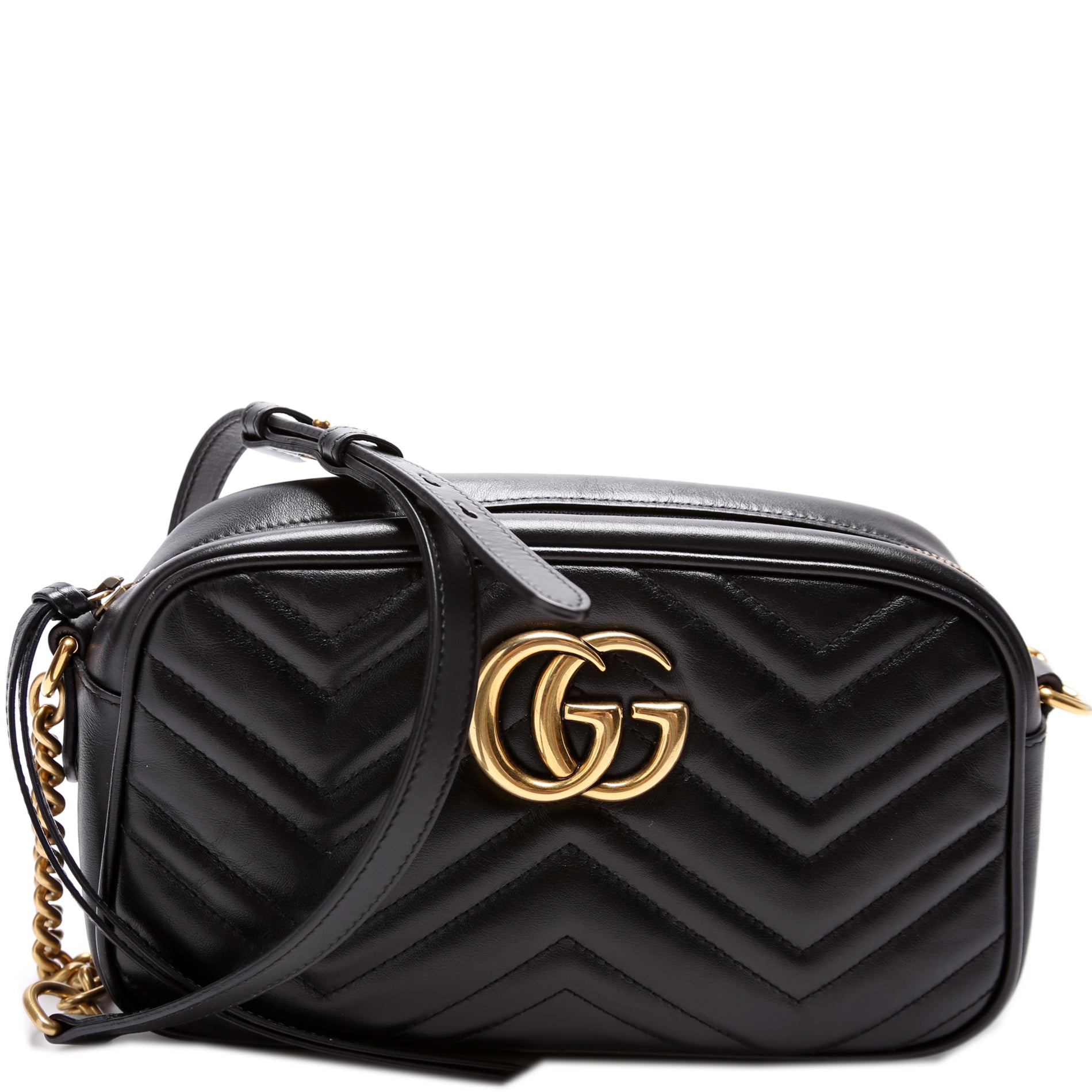 447632 Marmont Small Leather Camera Bag