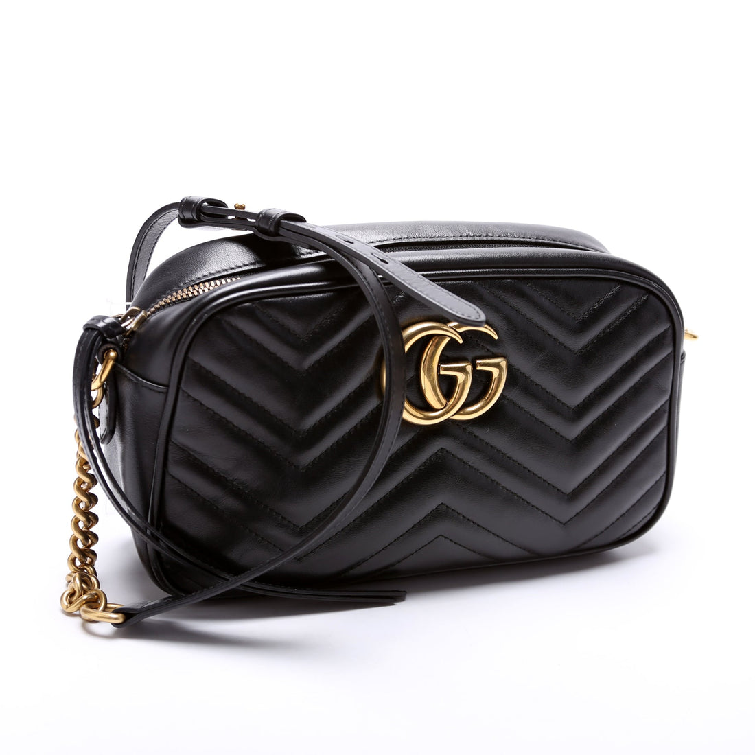 447632 Marmont Small Leather Camera Bag