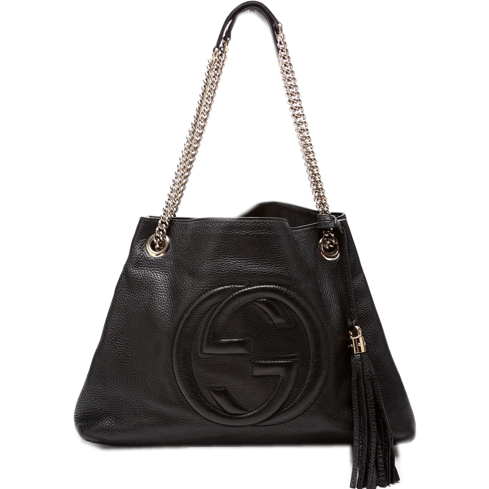 308982 Soho Leather Shoulder Medium