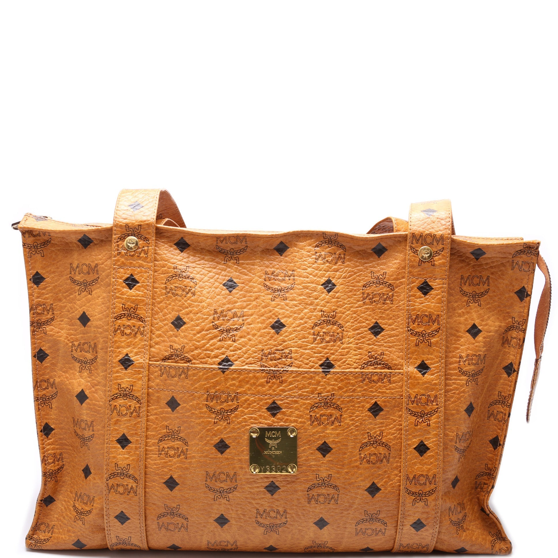 Vintage Zip Top Tote