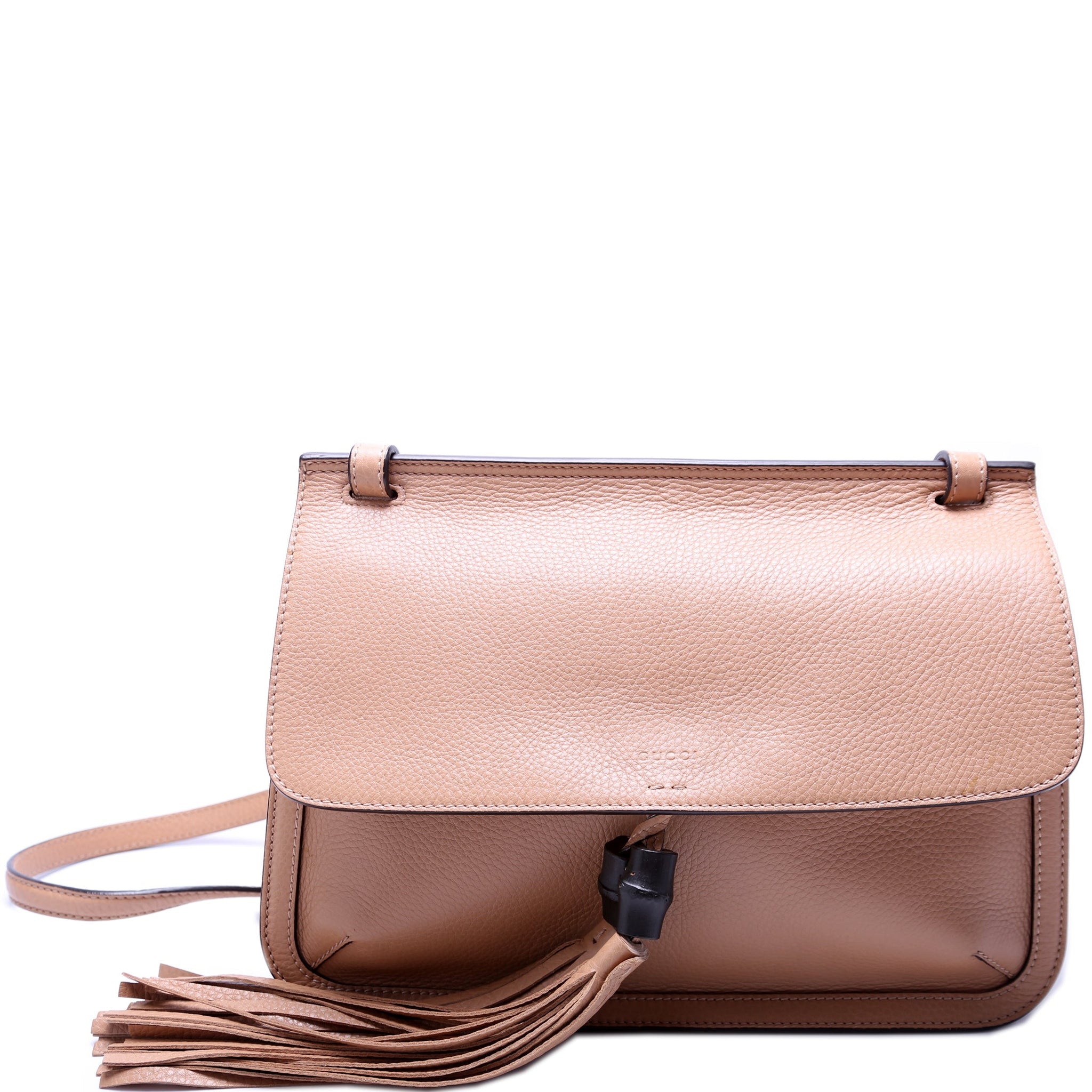 370826 Bamboo Daily Medium Flap Bag