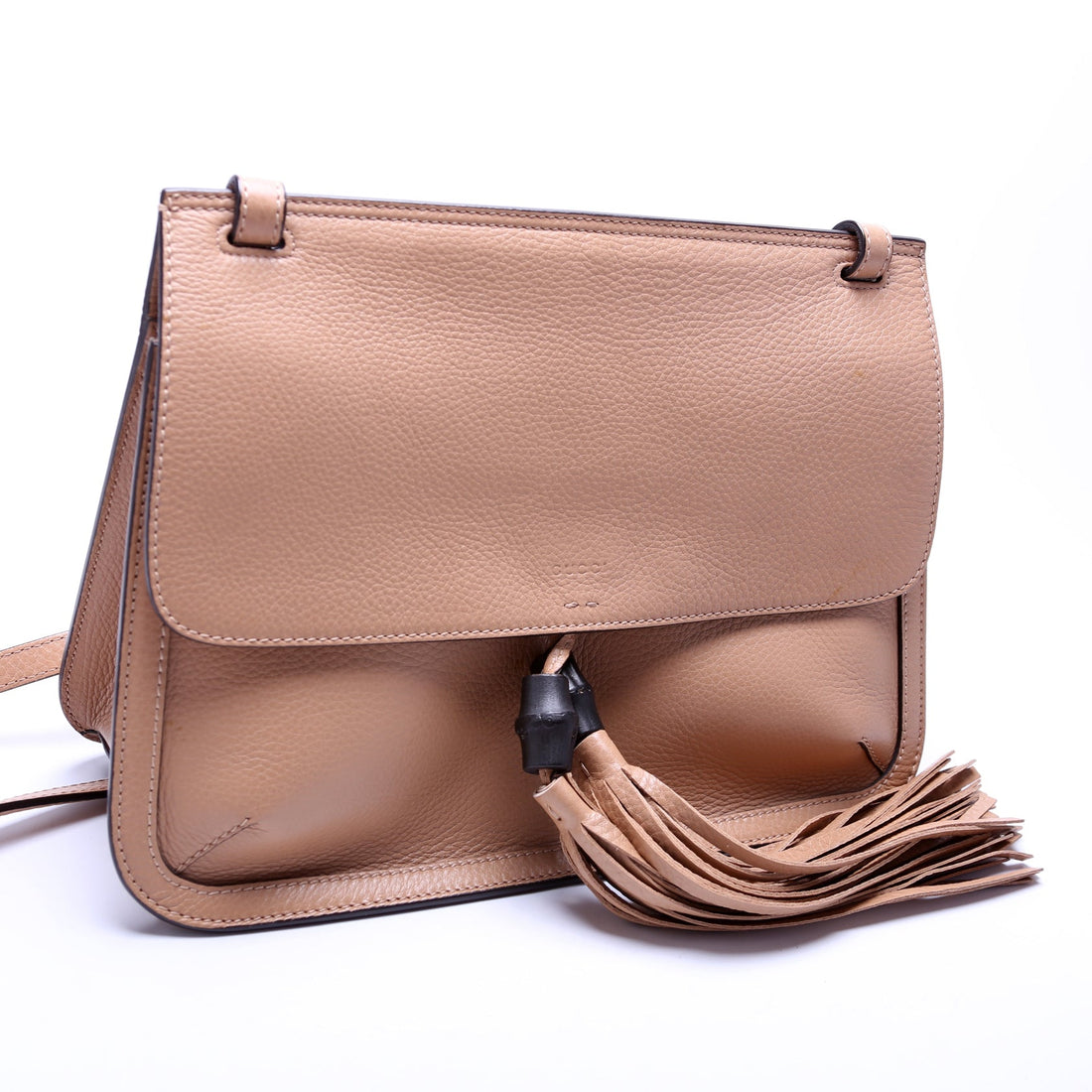 370826 Bamboo Daily Medium Flap Bag