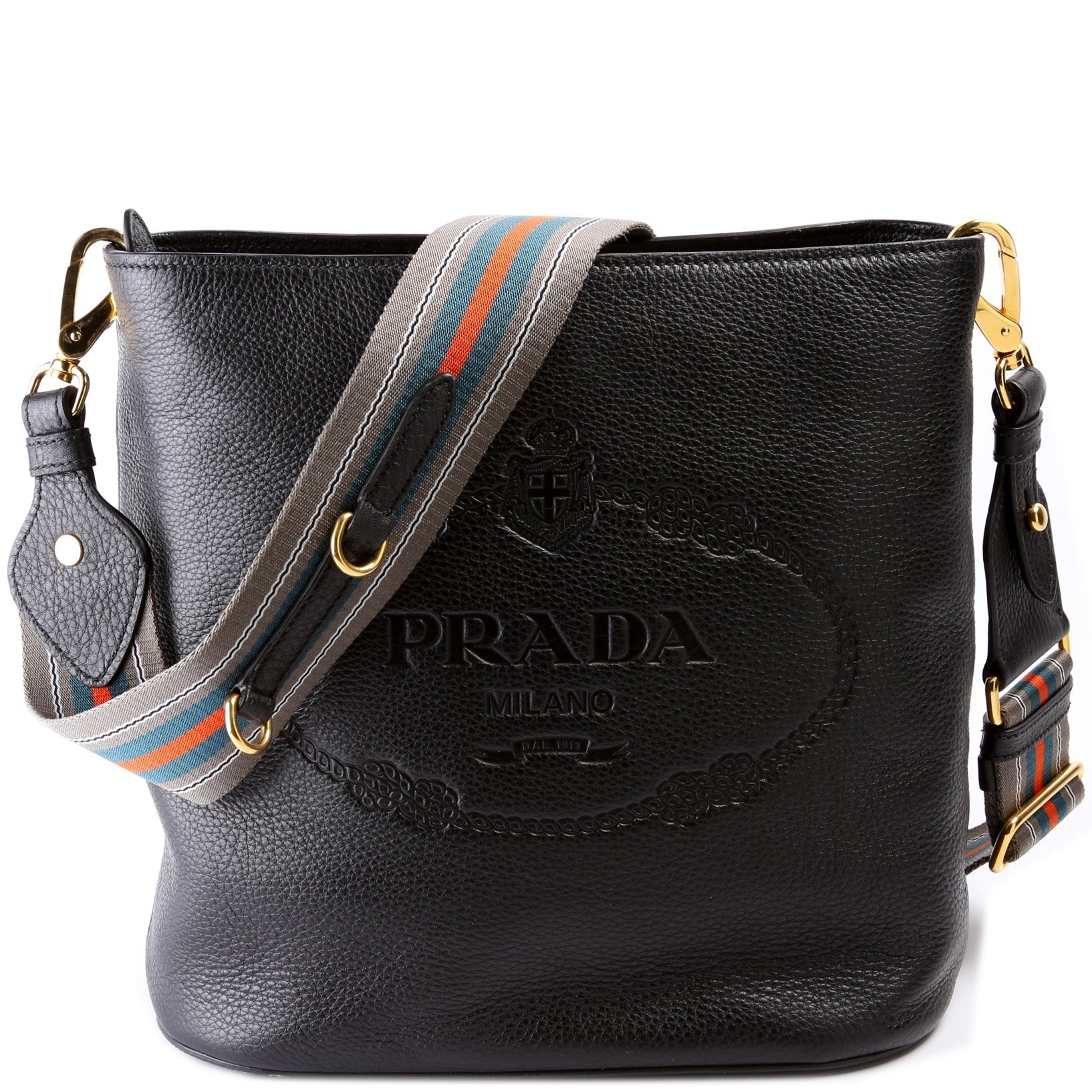 1BR057 Vitello Phenix Bucket Bag