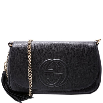 536224 Soho Chain Tassel Flap