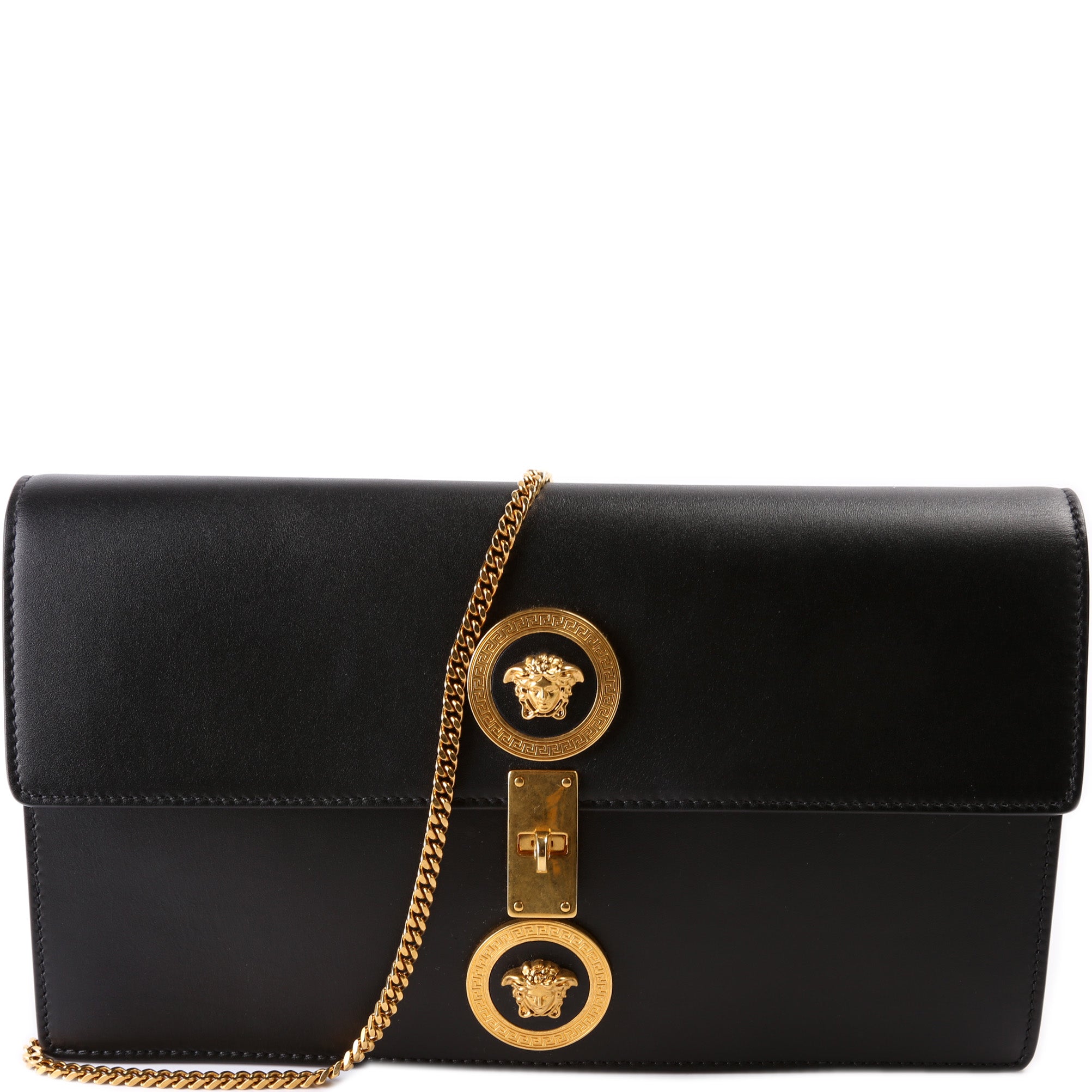 Medusa Padlock Clutch On Chain
