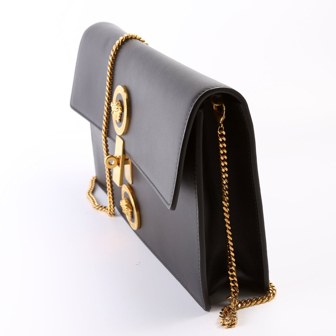 Medusa Padlock Clutch On Chain