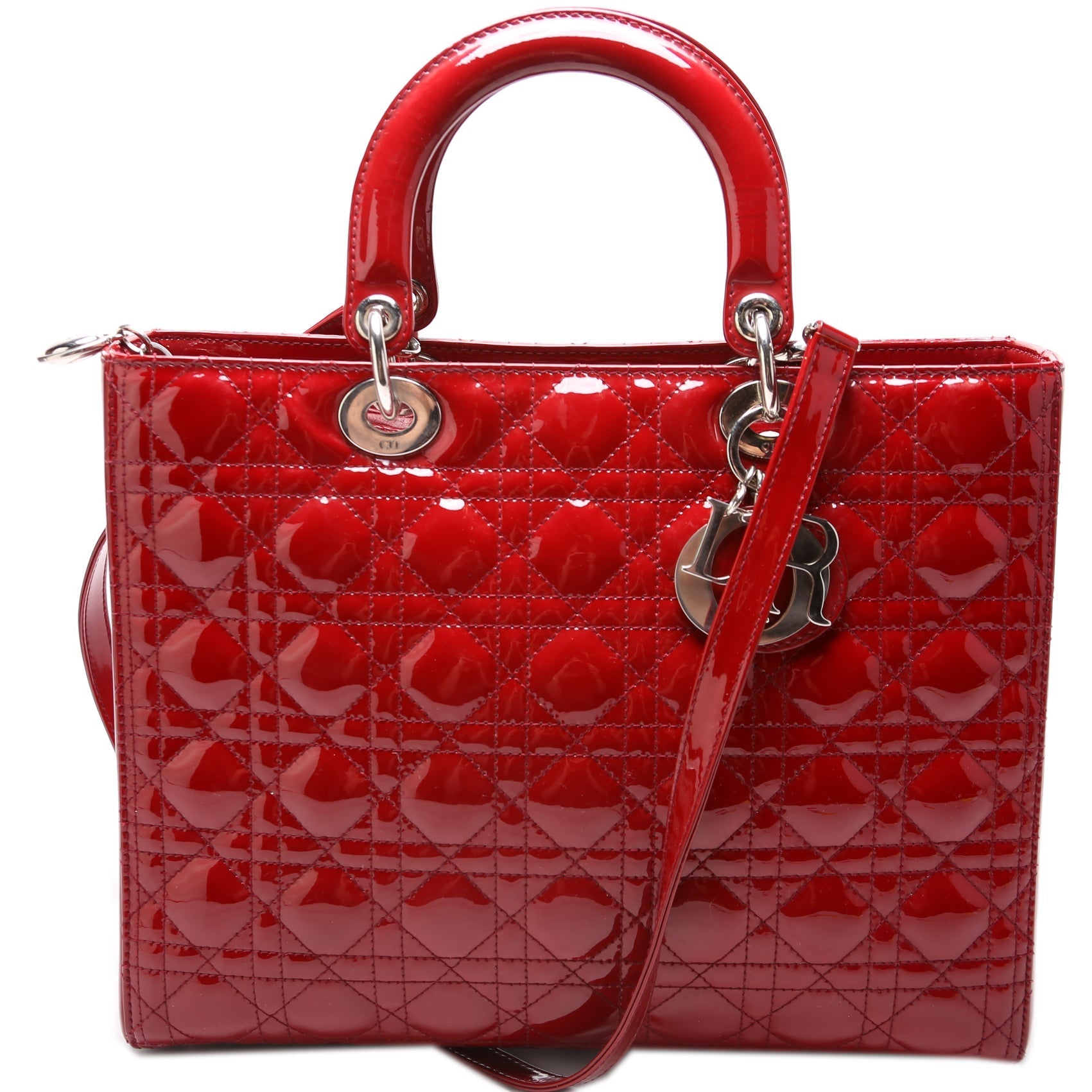 Lady Dior Large Patent