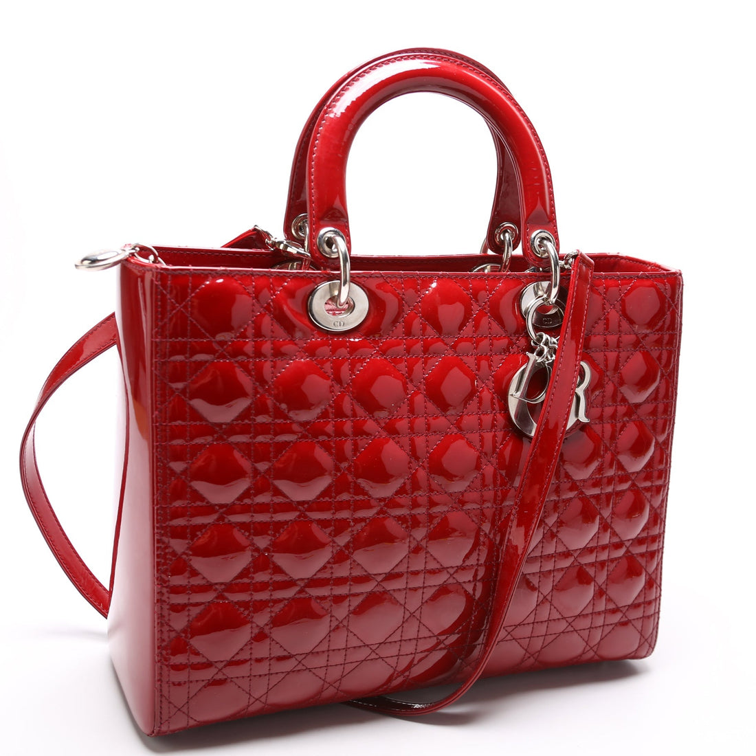 Lady Dior Large Patent