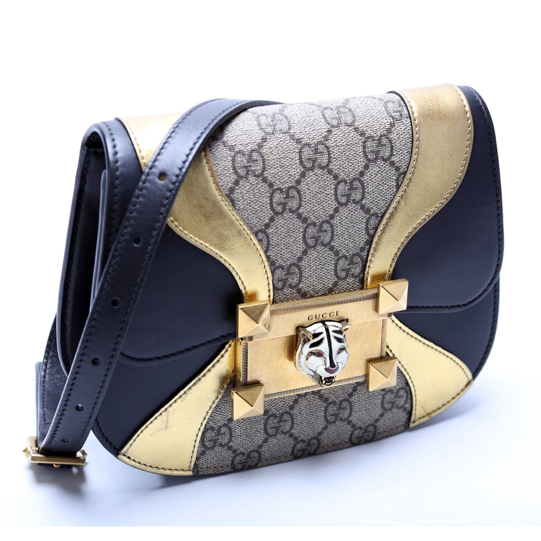 500781 GG Supreme Calfskin Osiride Shoulder Bag