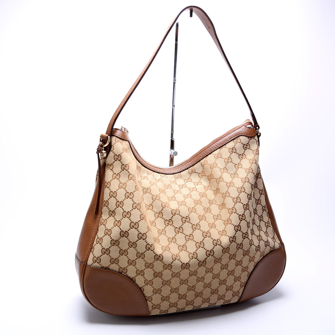 449244 GG Canvas Bree Hobo