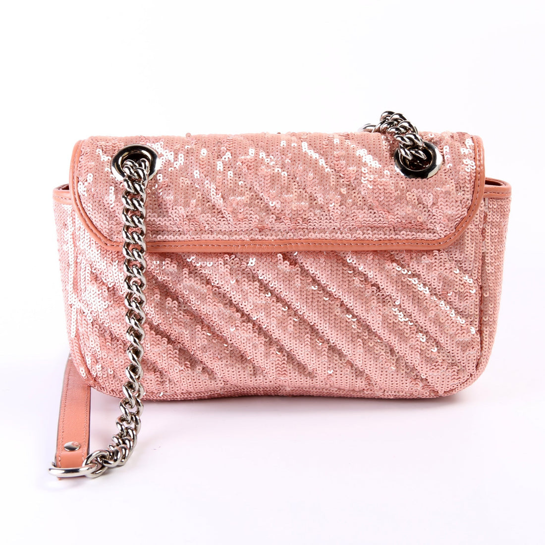 446744 Marmont Sequin Shoulder Mini Flap