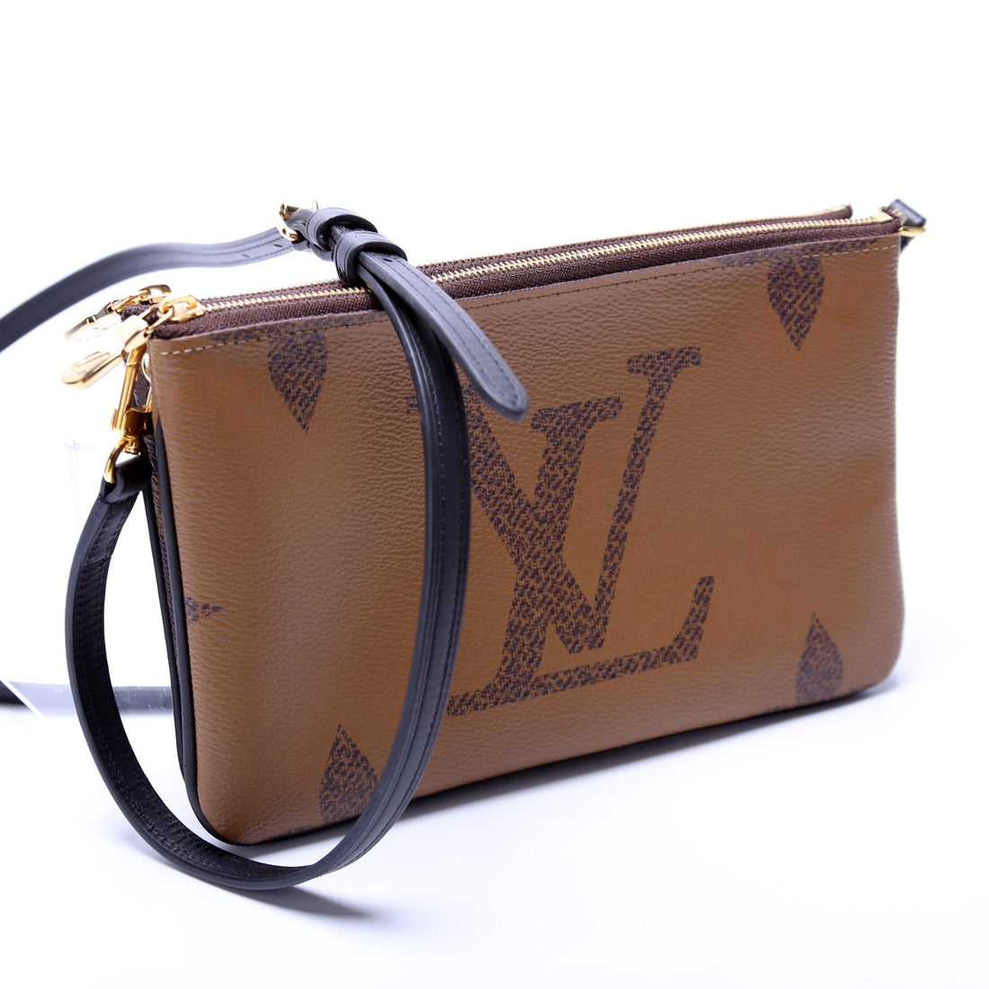 Double Zip Pochette Giant Reverse Monogram