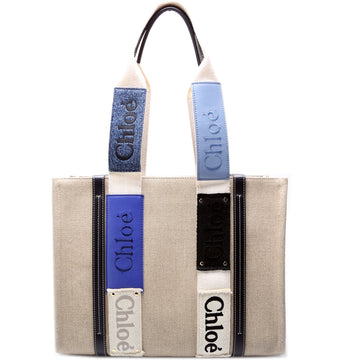 Woody Tote Medium Patchwork Straps