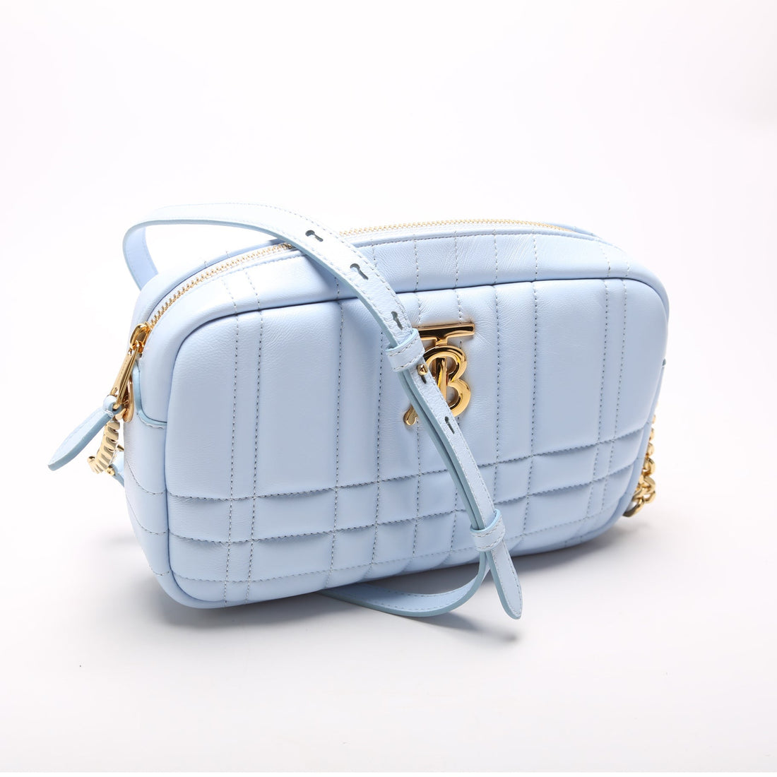 Lola Small Camera Quilted Leather