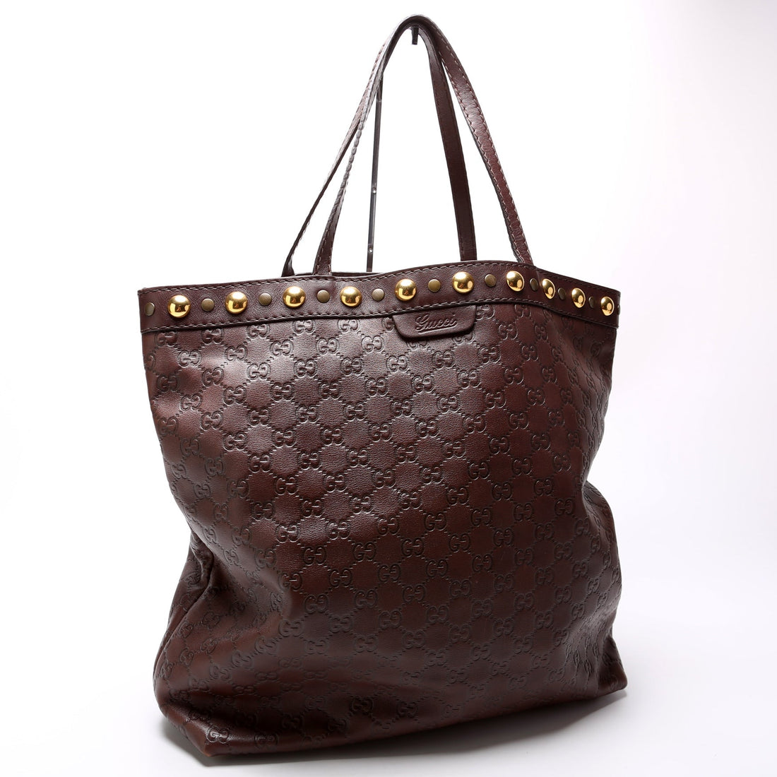 208940 Guccissima Leather Large Babouska Vertical Shopping Tote