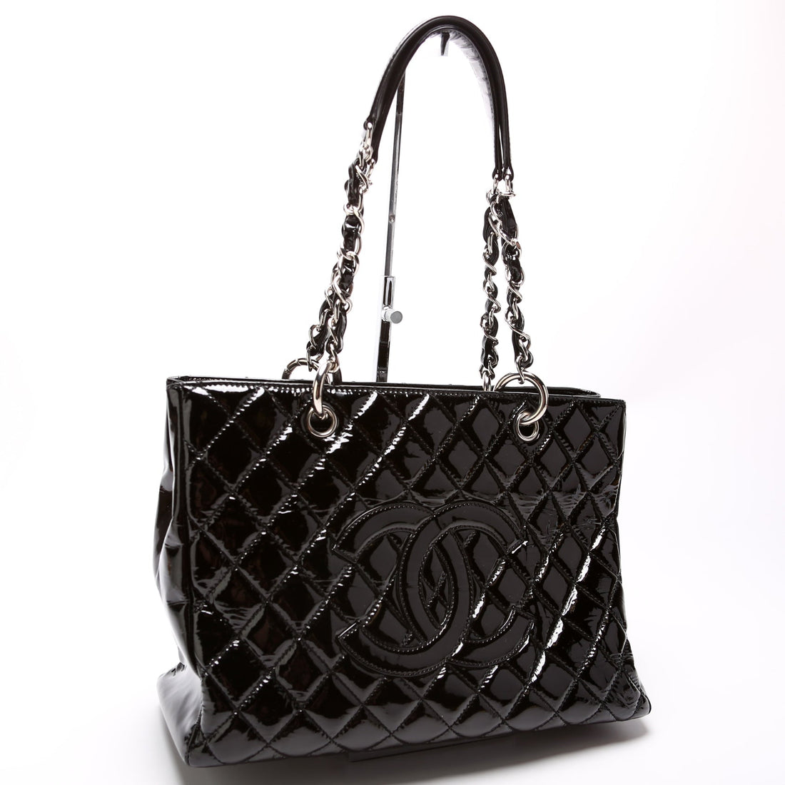 Grand Shopping Tote Patent Leather