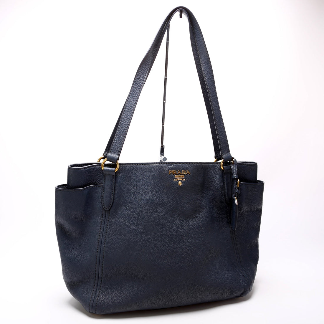 Vitello Daino Side Pocket Shopper Tote