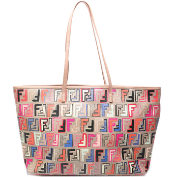 8BH185 Coated Zucca Zip Tote