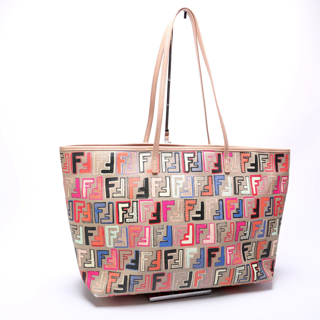 8BH185 Coated Zucca Zip Tote