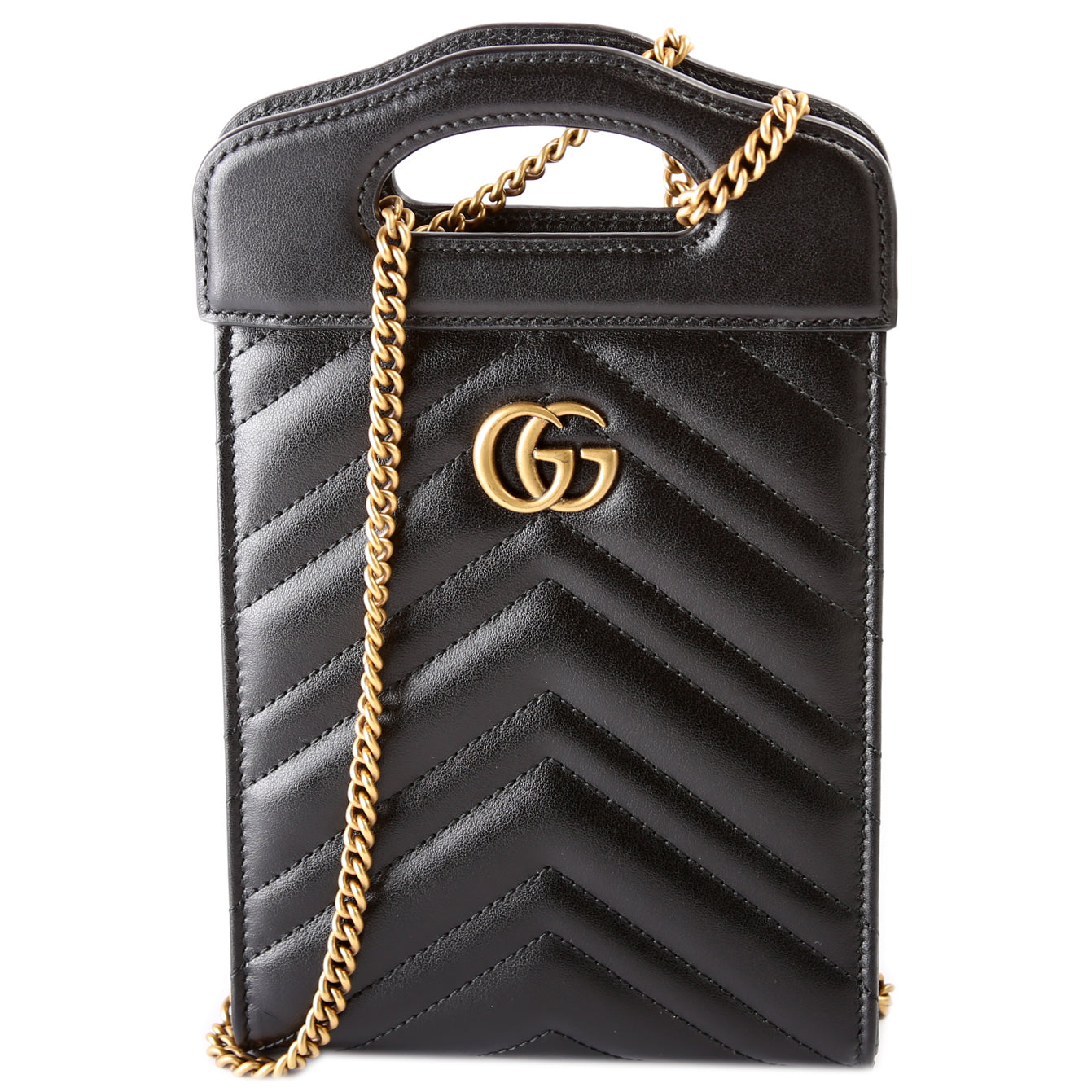 699756 GG Marmont Top Slip Handle Bag