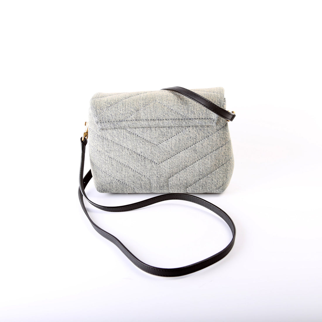 Loulou Satchel Toy Crossbody Denim 678401