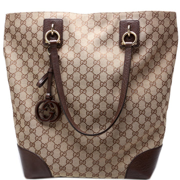 247236 GG Canvas Large Charm Tote