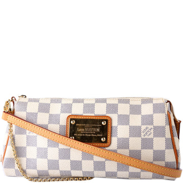 Eva Clutch Damier Azur