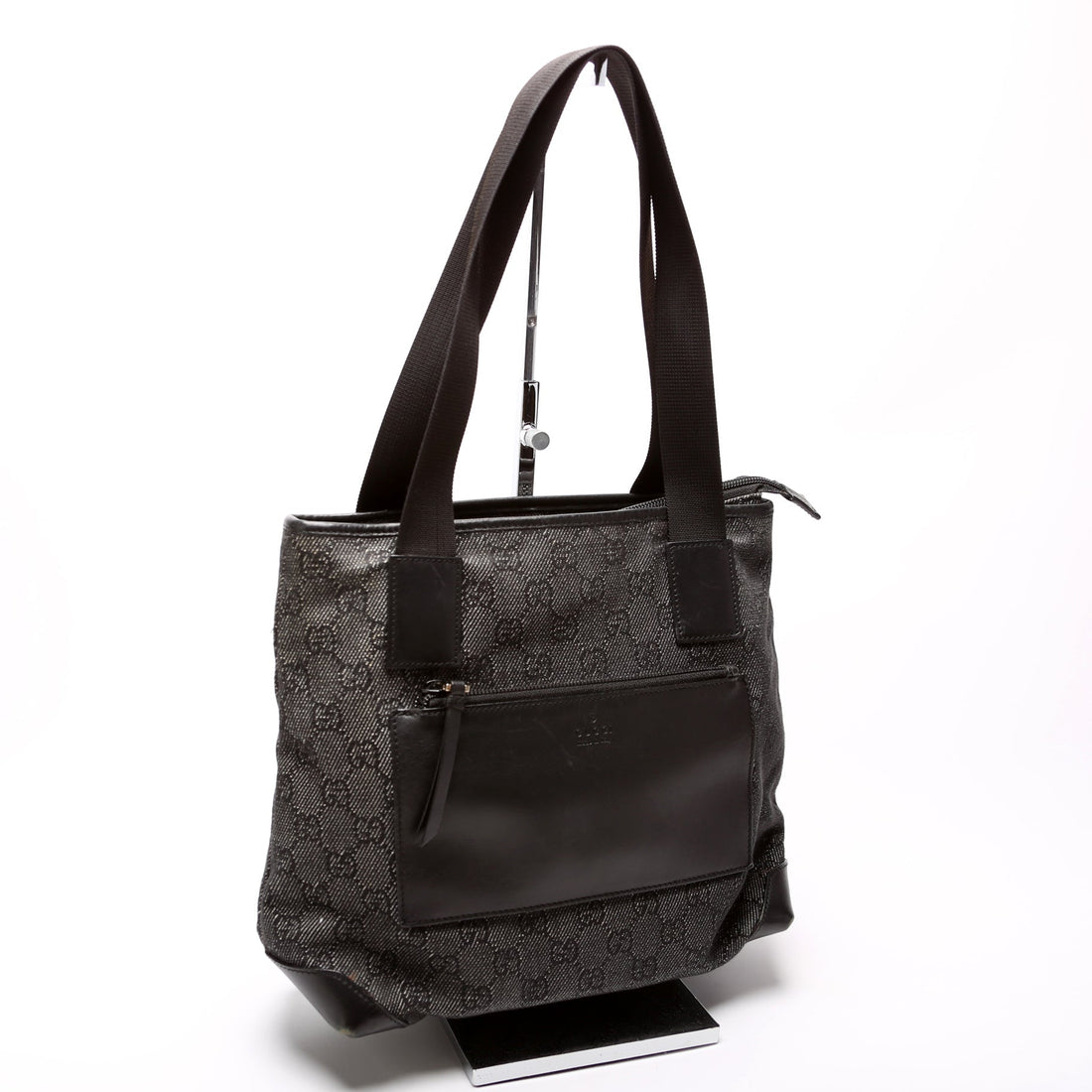 28898 GG Denim Tote Small