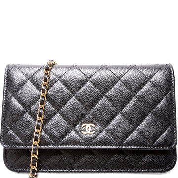 WOC Classic Quilted Caviar