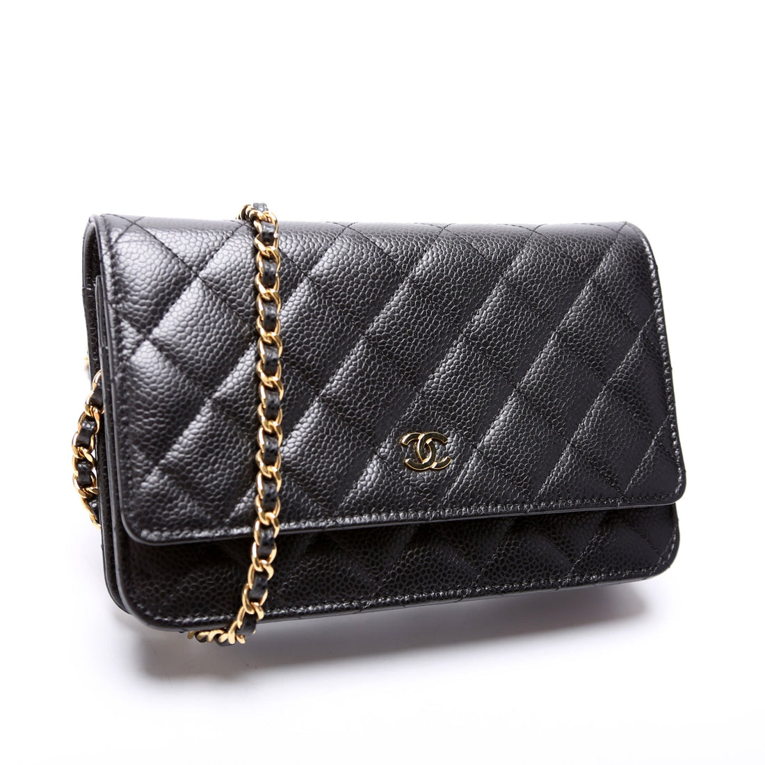 WOC Classic Quilted Caviar