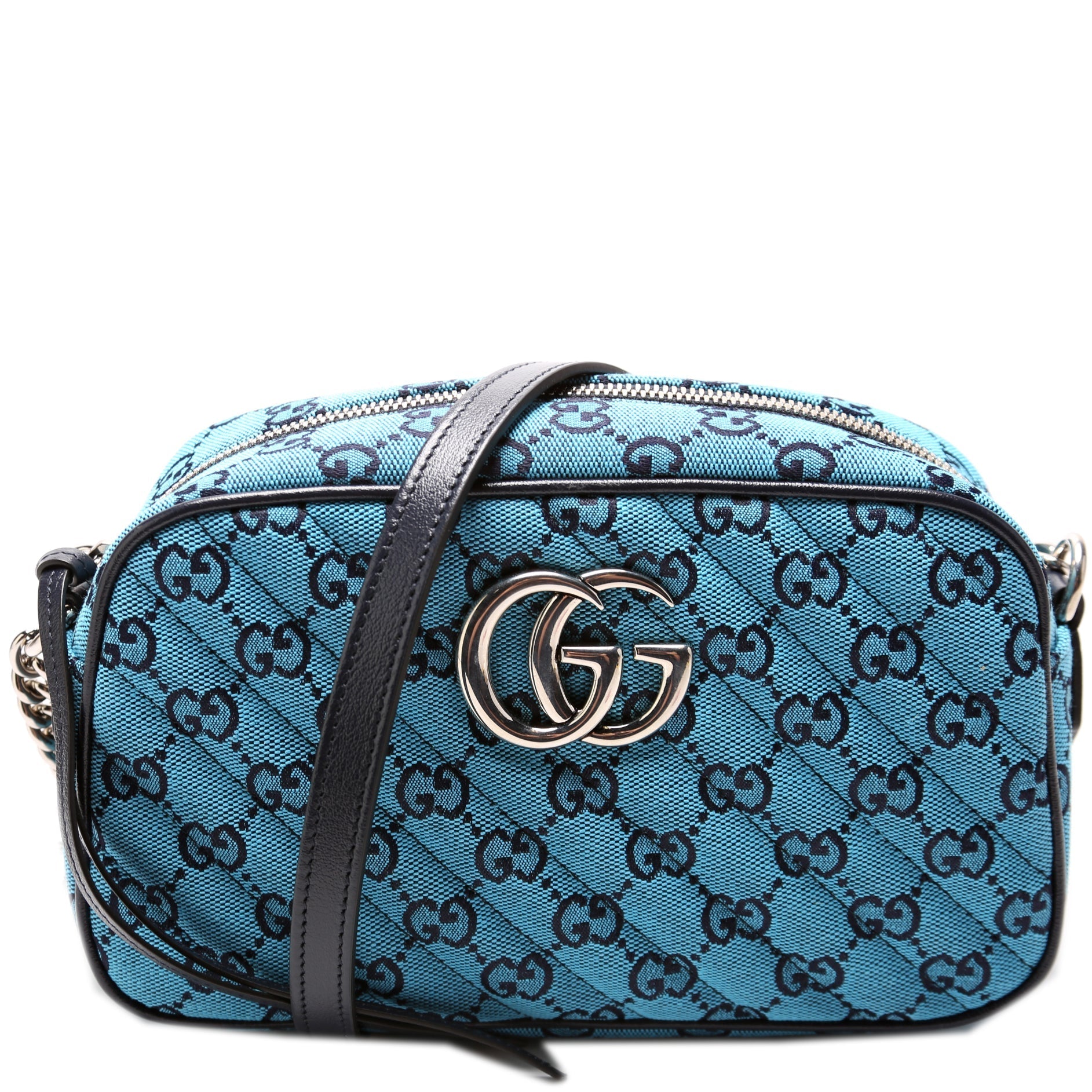 447632 Marmont Small Multicolor Canvas Camera Bag