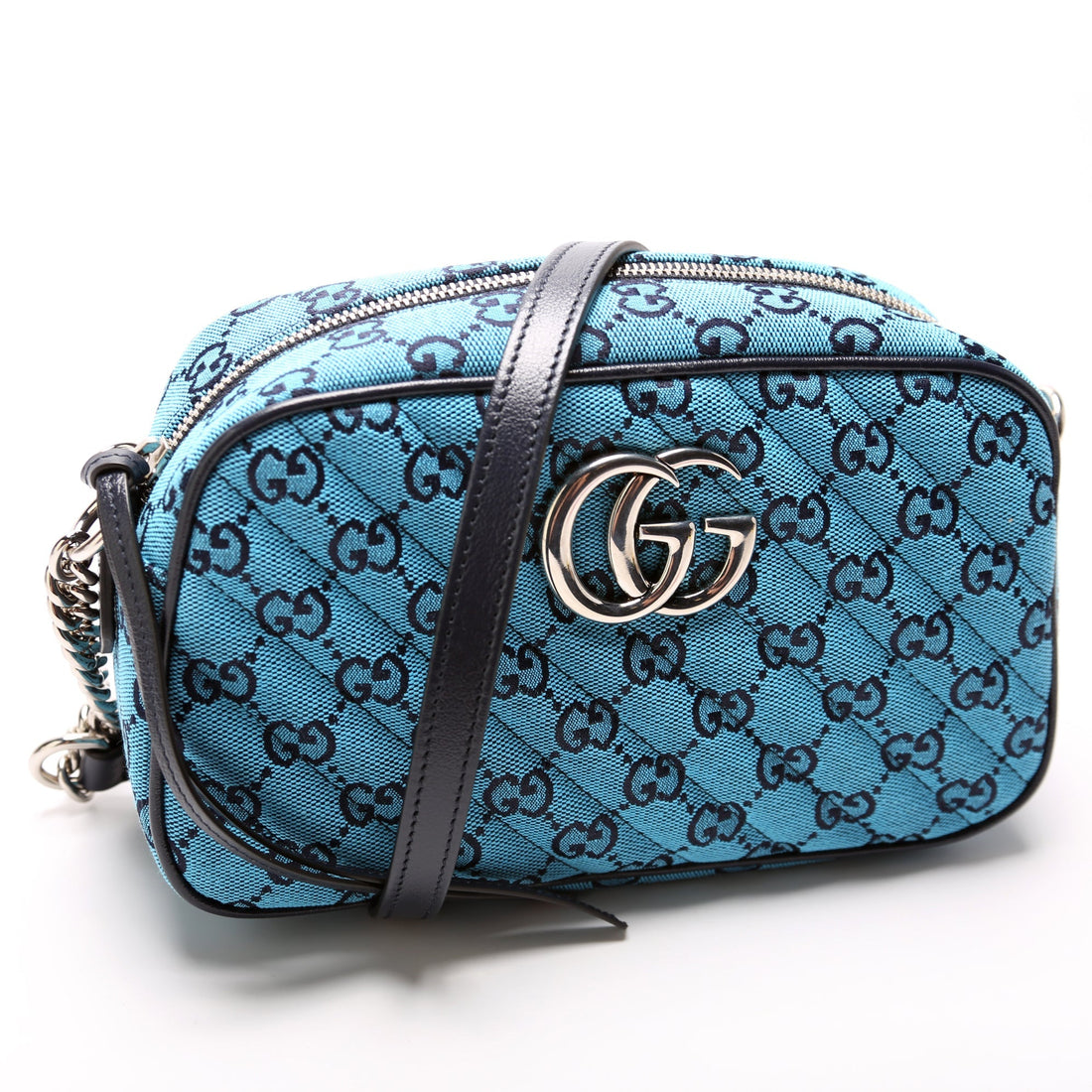 447632 Marmont Small Multicolor Canvas Camera Bag